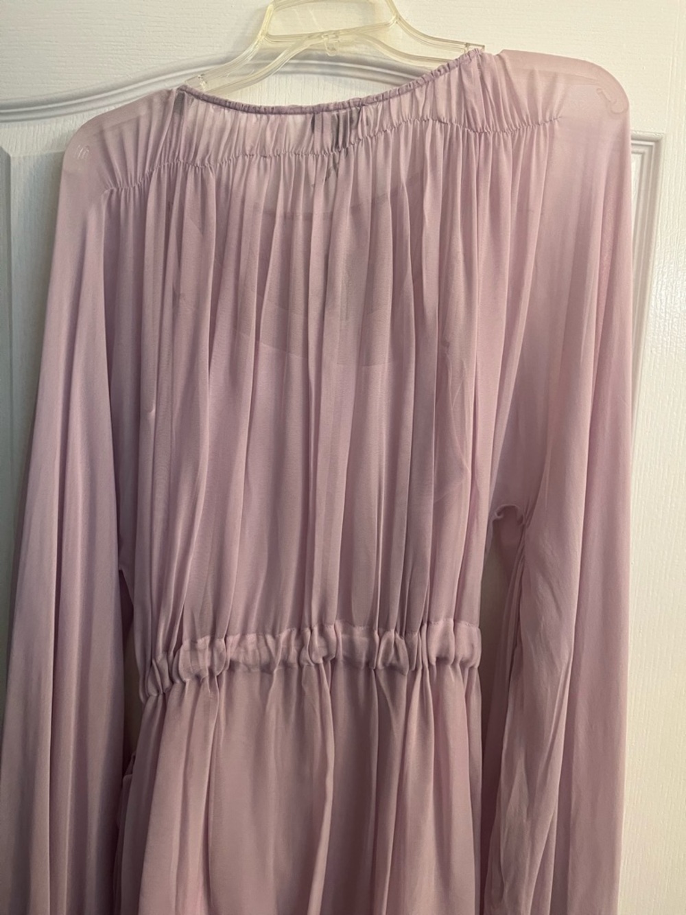 Emporio Armani Lavender Pleated Dress - Picture 8 of 15